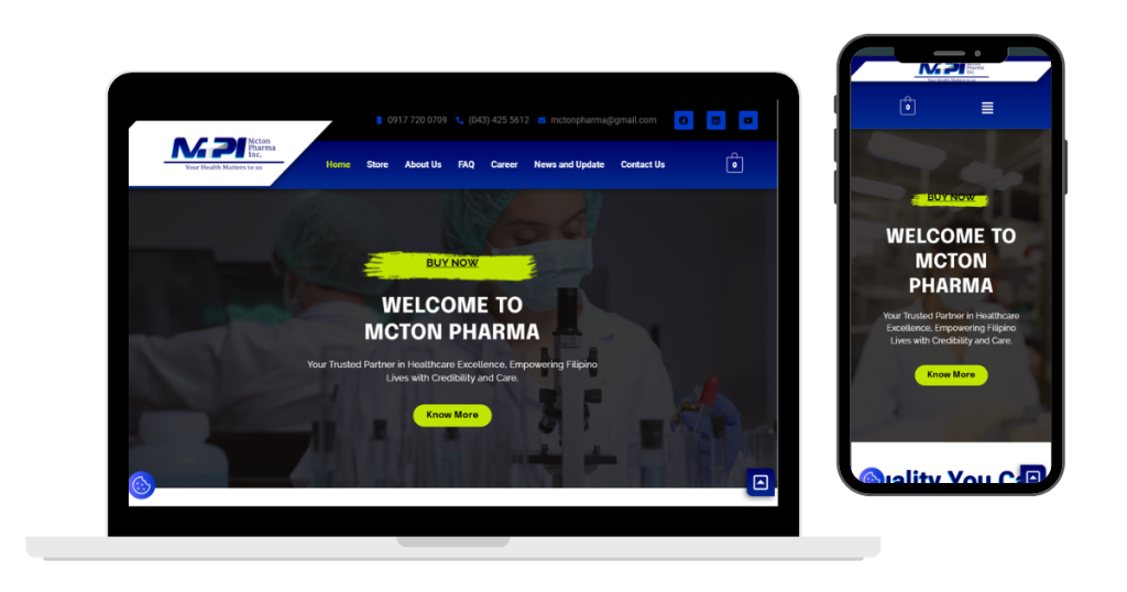 McTon Pharma website