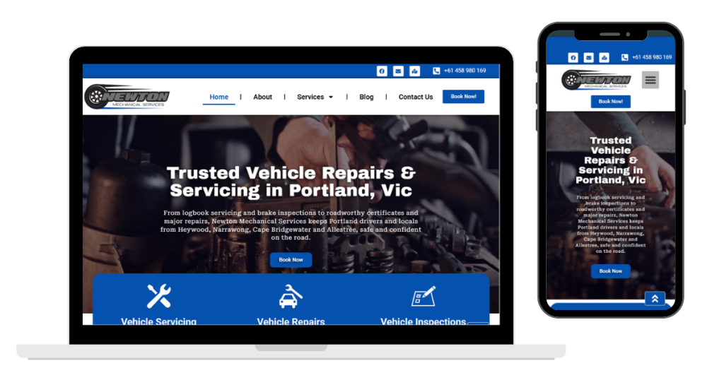 Newton Mechanical website