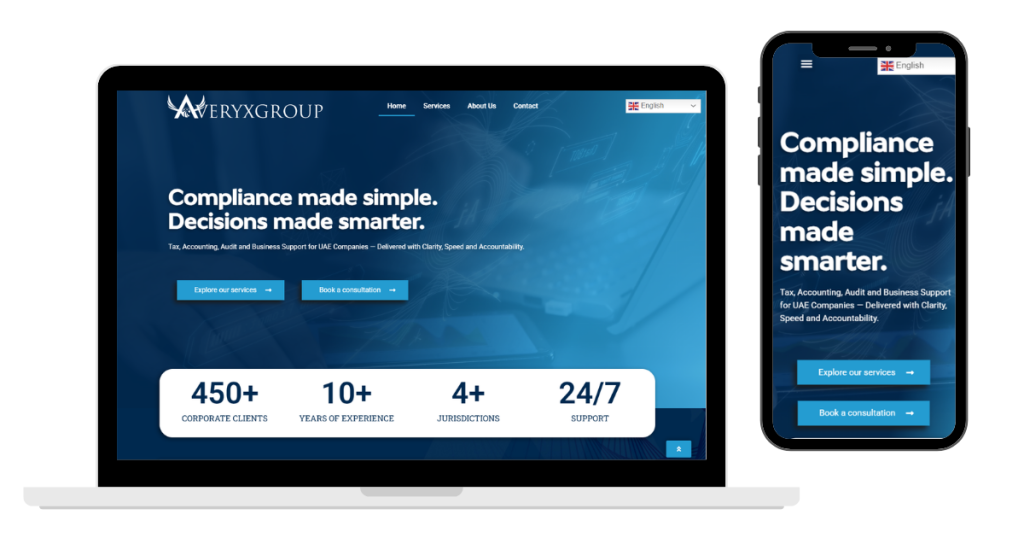 Averyx Group website